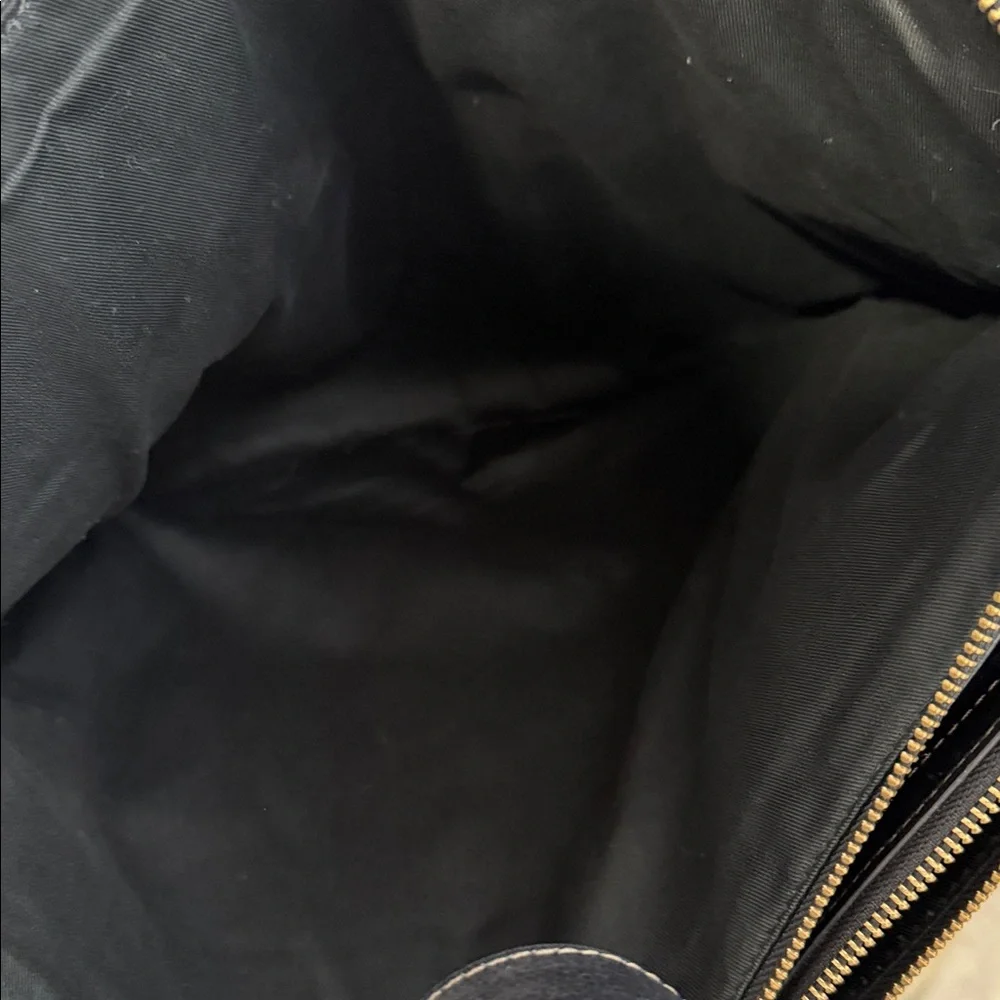 Fossil Black Leather Laptop Bag - Picture 9 of 11